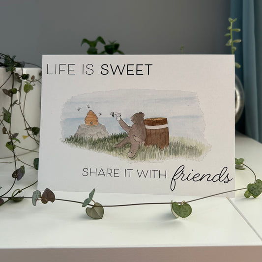 "Life is Sweet" Card