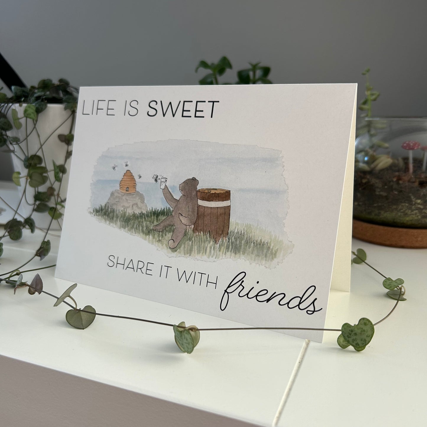 "Life is Sweet" Card