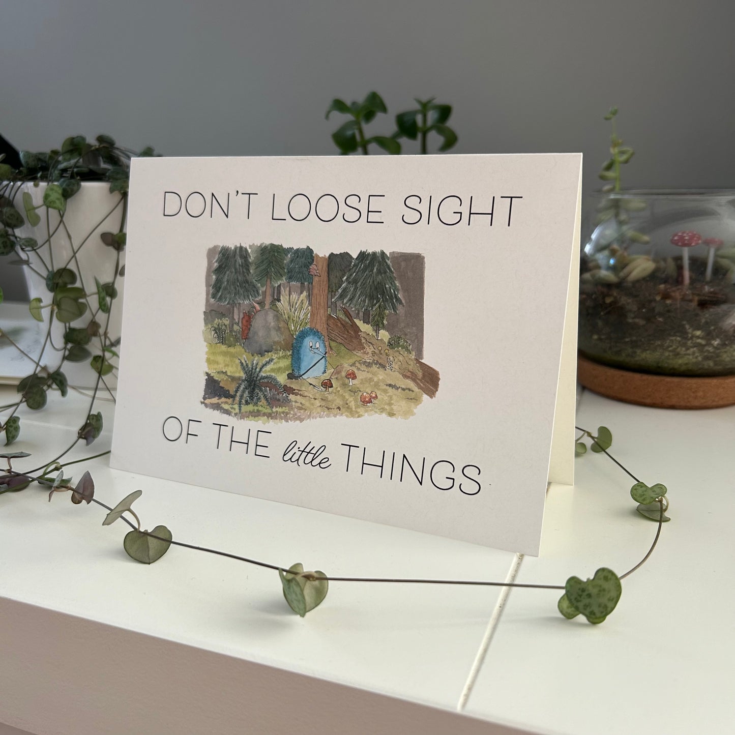 "Don't Lose Sight" Card