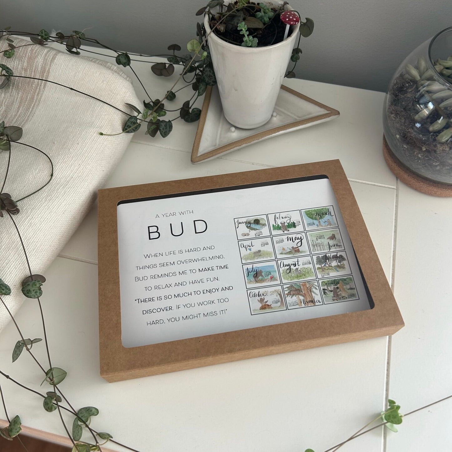 A Year With Bud | 2024 Desk Calendar