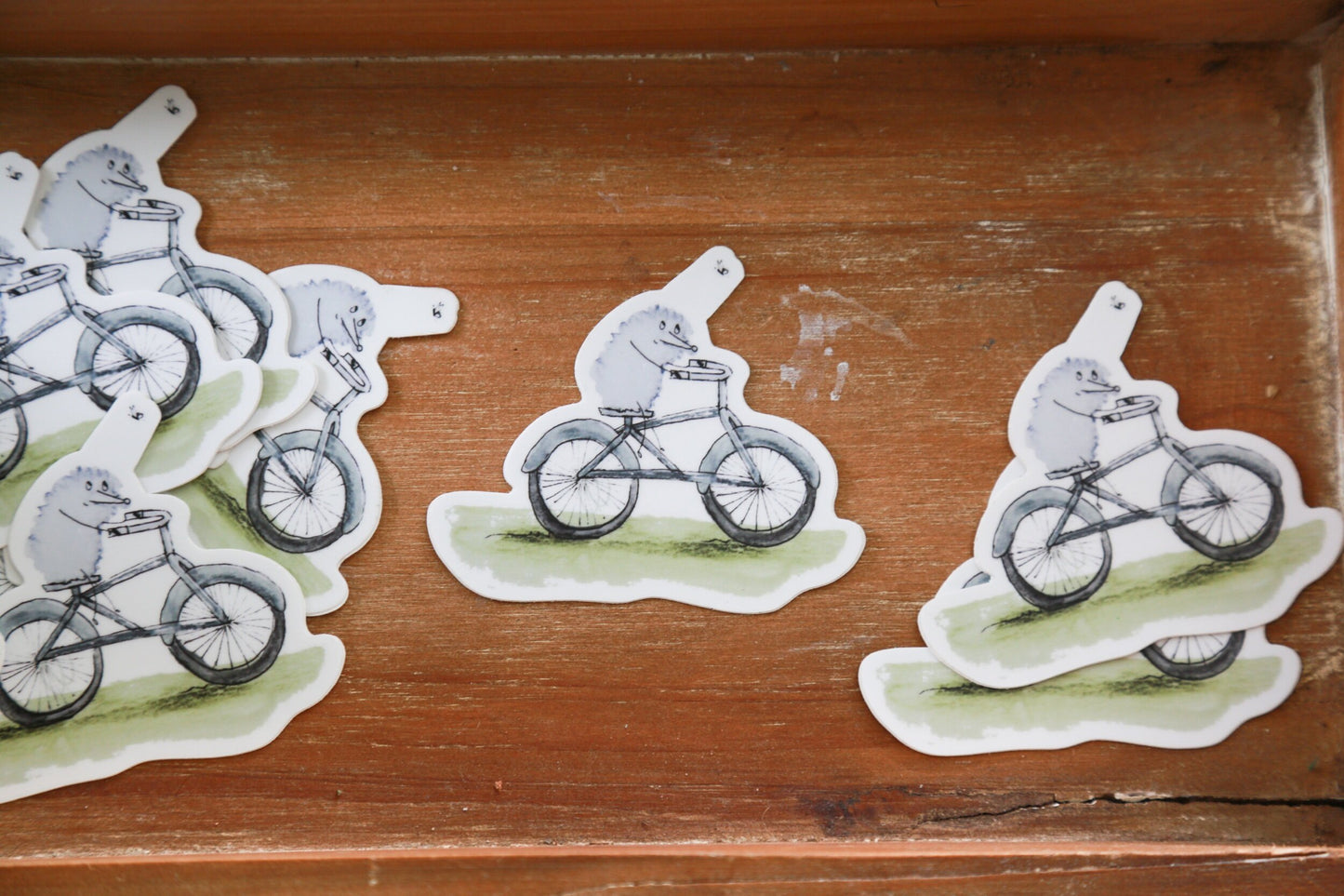 Herald Rides a Bike | Sticker