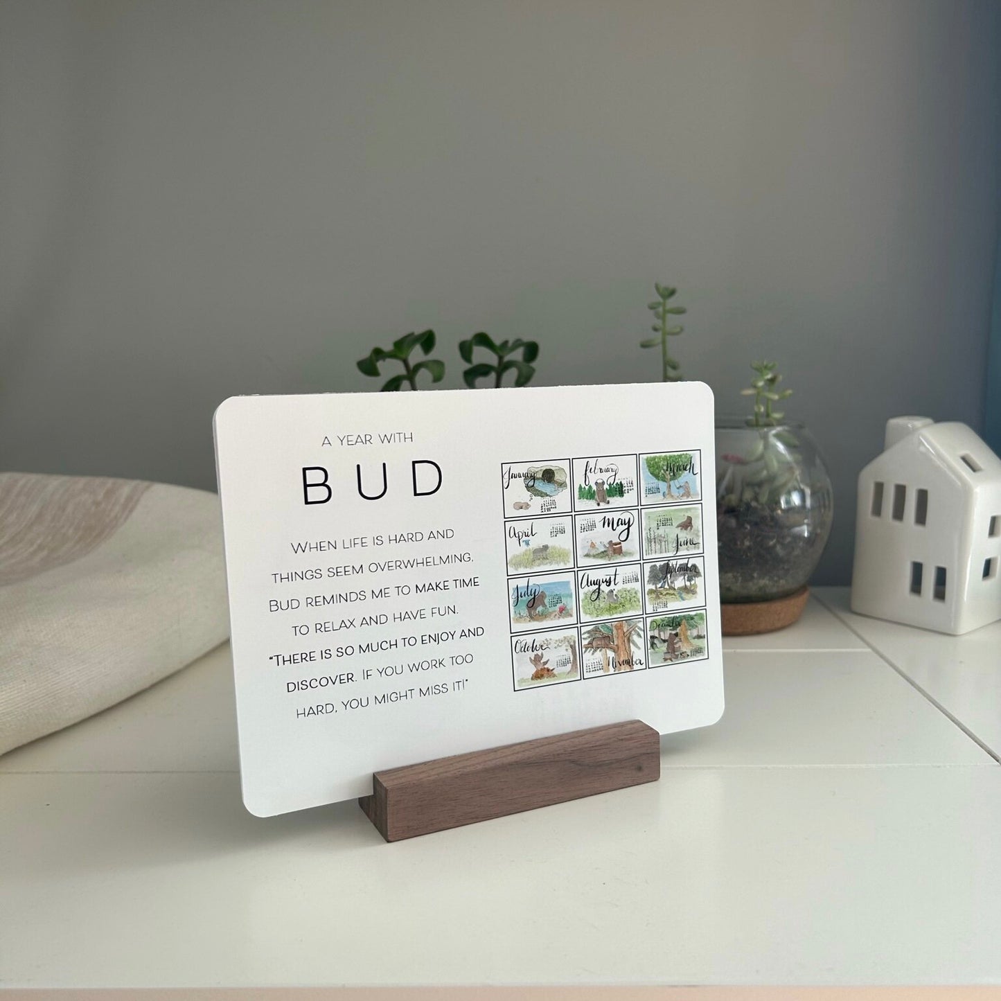 A Year With Bud | 2024 Desk Calendar