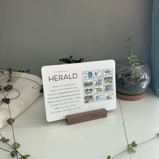 A Year with Herald | 2024 Desk Calendar