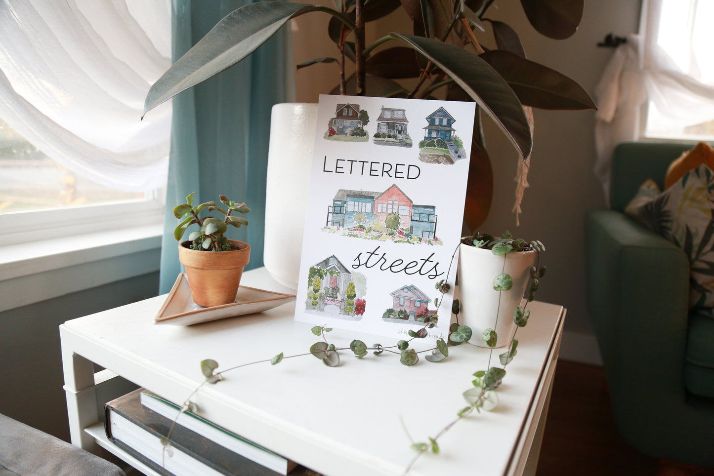 Lettered Streets Neighborhood Poster