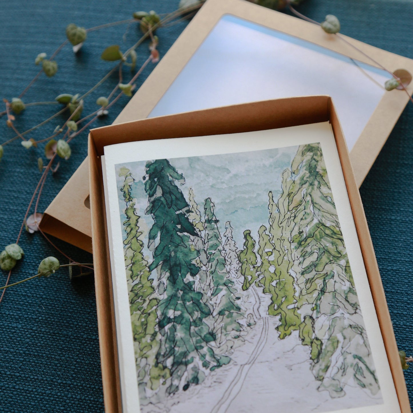 Snowy Trees Card