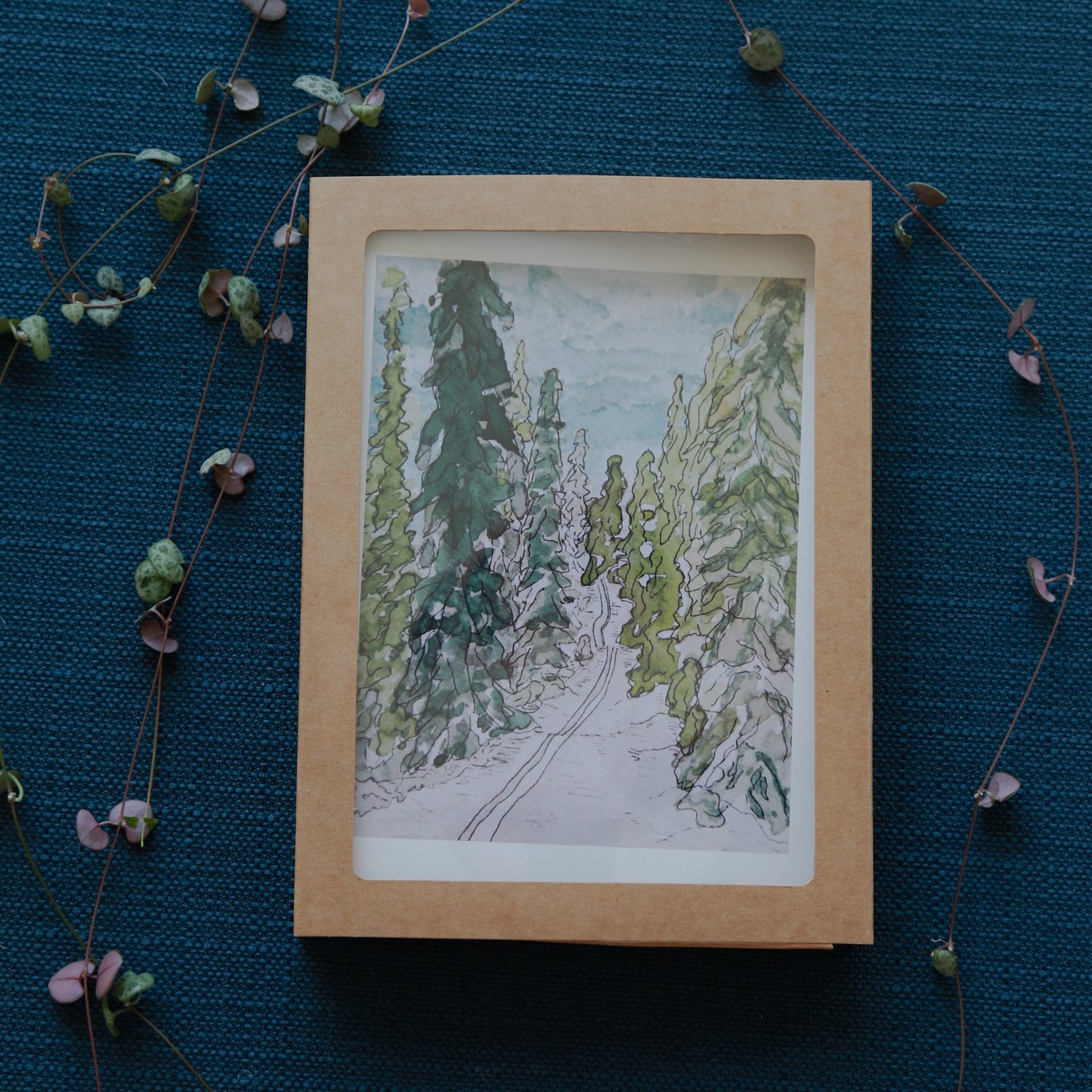 Snowy Trees Card