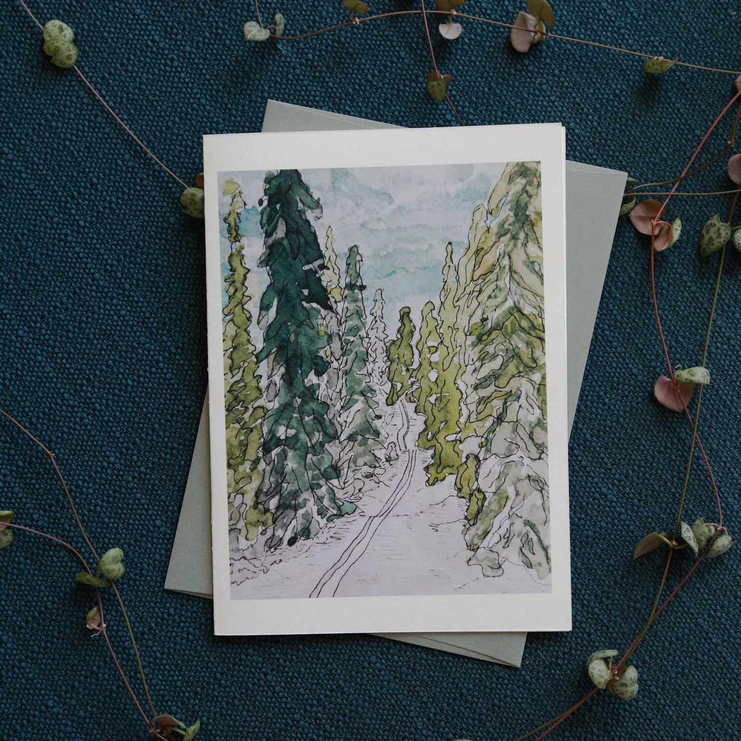 Snowy Trees Card